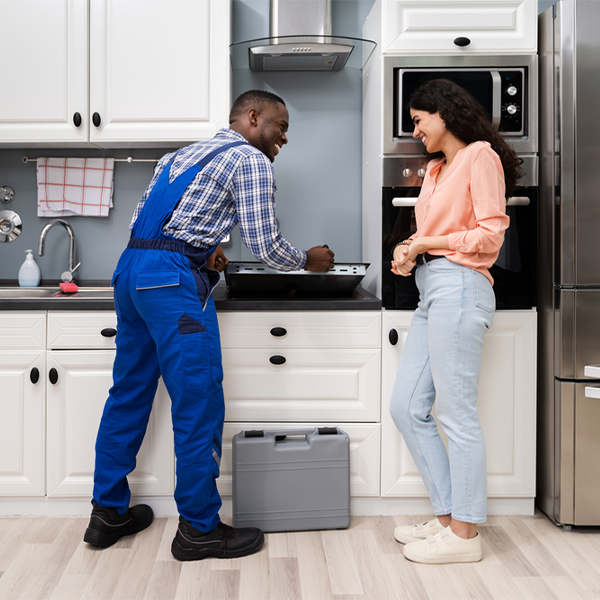 can you provide an estimate for cooktop repair before beginning any work in Newbury